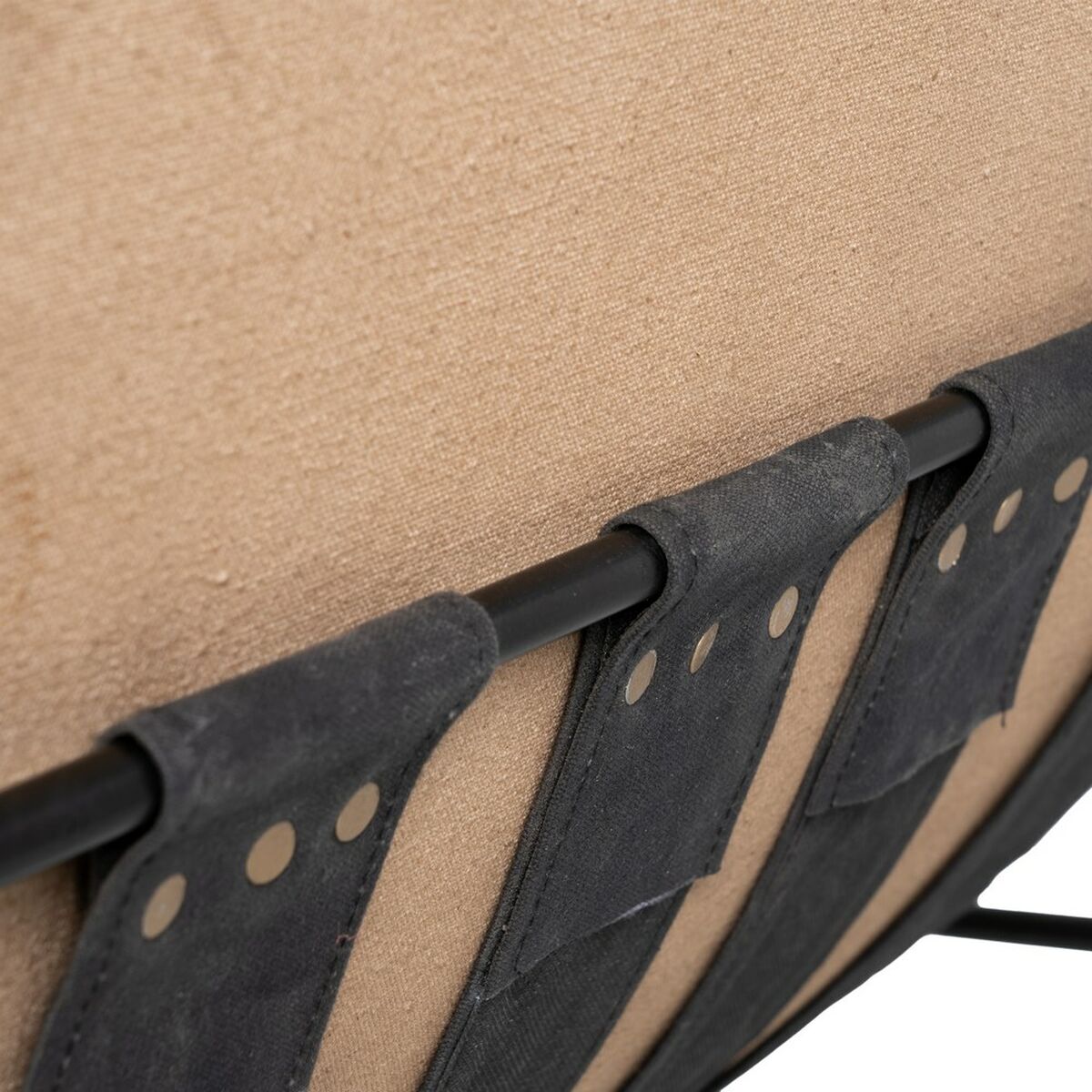 Armchair Brown Black 58 x 68 x 75 cm